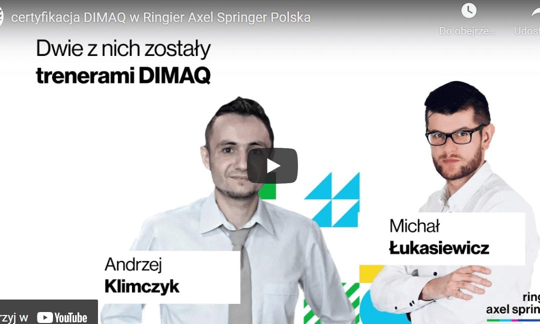 Ringier Axel Springer Polska stawia na DIMAQ