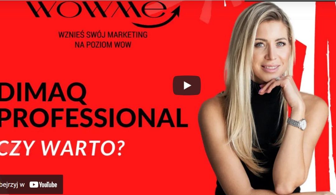 DIMAQ PROFESSIONAL- czy warto? Nikt Ci tego nie powie. Sprawdź cały materiał!