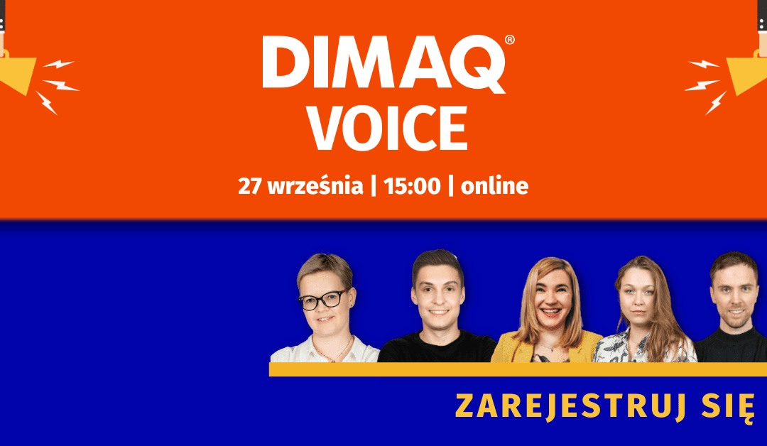 DIMAQ Voice wraca po wakacyjnej przerwie! Wrześniowa edycja poświęcona social mediom i influencerom.
