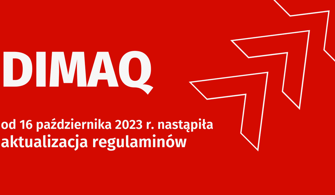 Aktualizacja regulaminów.