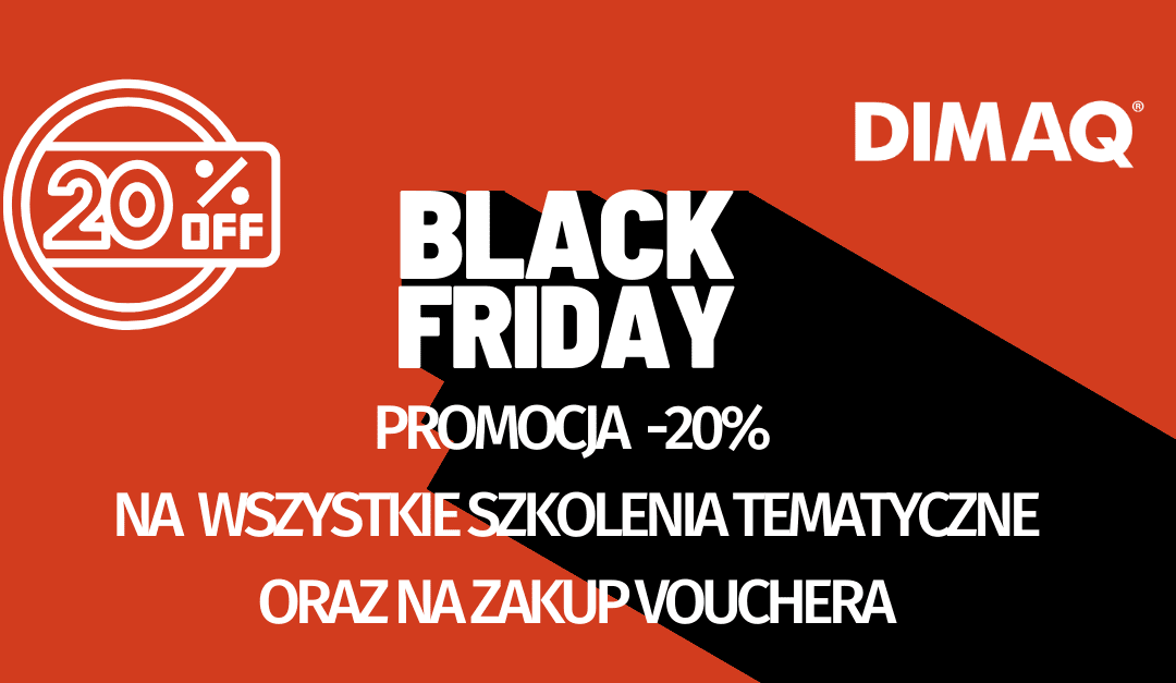 Sprawdź promocje Akademii Dimaq z okazji Black Friday.