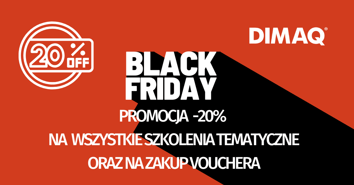 Sprawdź promocje Akademii Dimaq z okazji Black Friday.