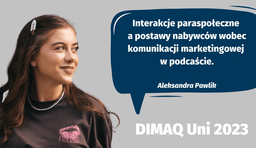 Streszczenie zwycięskiej pracy w konkursie DIMAQ Uni 2023 w kategorii  prac magisterskich.