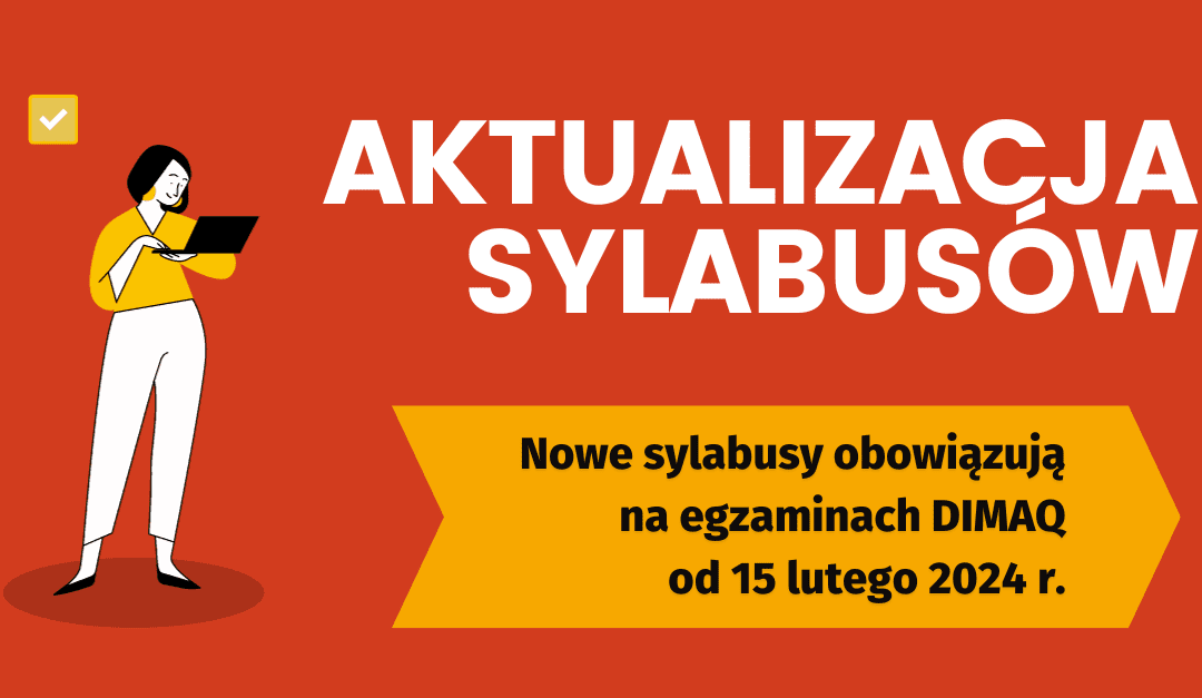 Aktualizacja sylabusów! Nowe wytyczne już od 15 lutego.