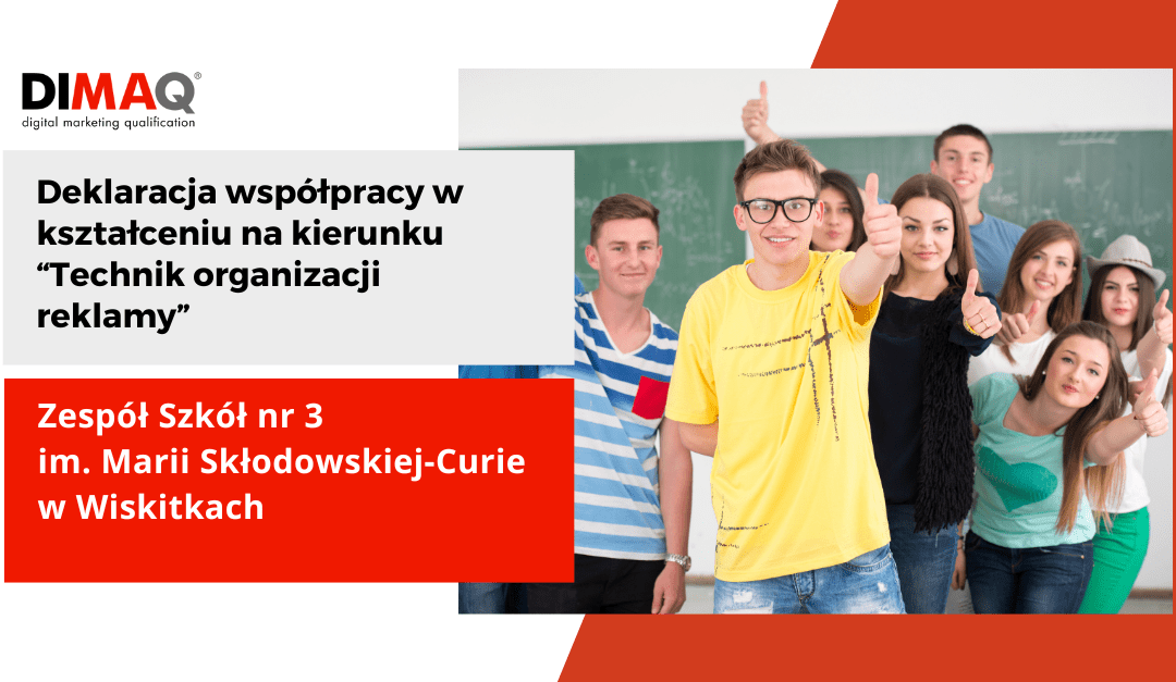 Deklaracja Współpracy między IAB Polska a Zespołem Szkół nr 3 im. Marii Skłodowskiej-Curie.