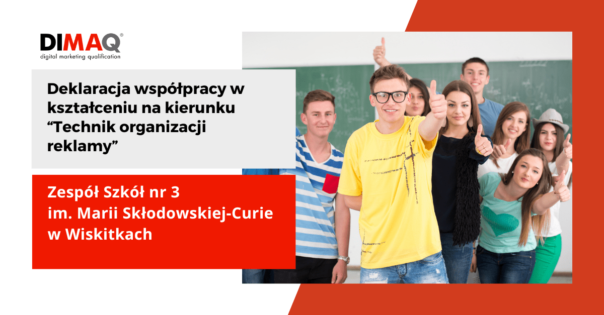 Deklaracja Współpracy między IAB Polska a Zespołem Szkół nr 3 im. Marii Skłodowskiej-Curie.