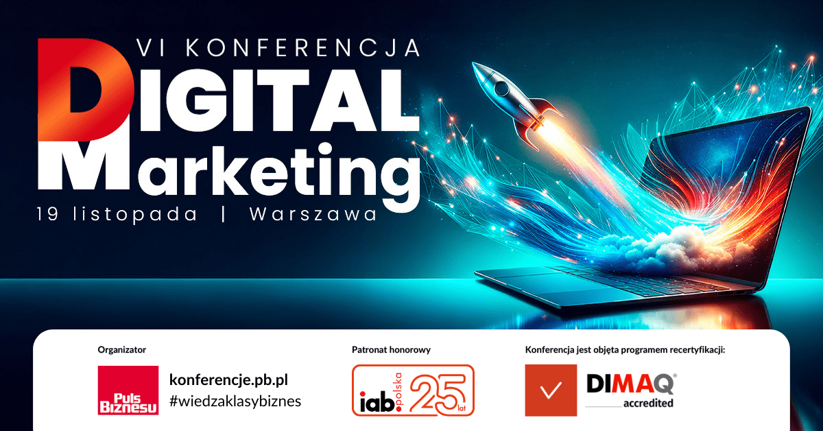 Akredytacja DIMAQ: Konferencja “Digital Marketing” – 19 listopada w Warszawie