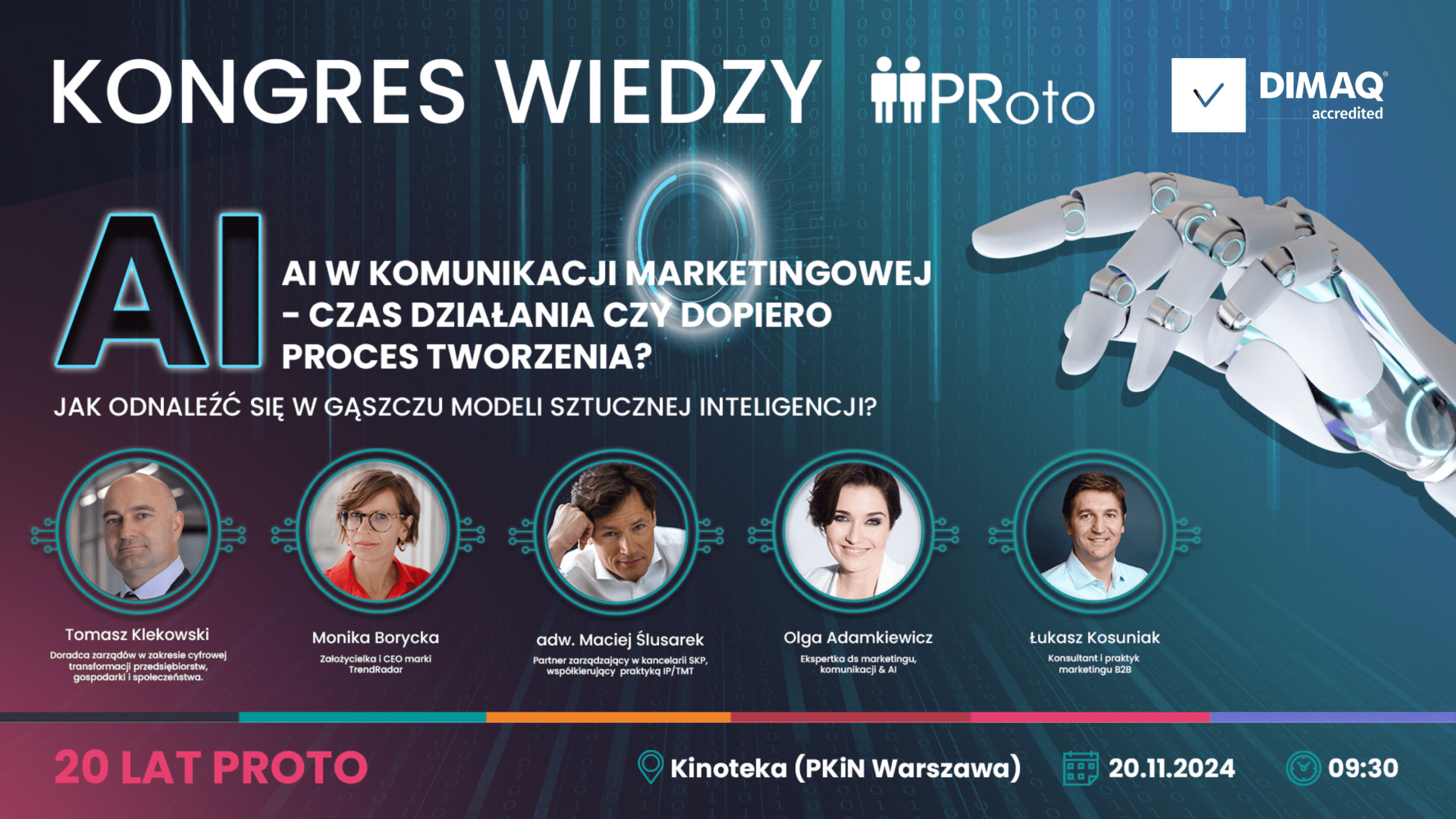 Kongres PRoto: AI w komunikacji marketingowej – czas działania czy dopiero proces tworzenia?