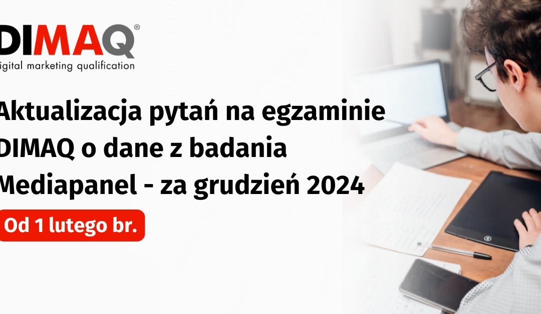 Aktualizacja pytań na egzaminie DIMAQ