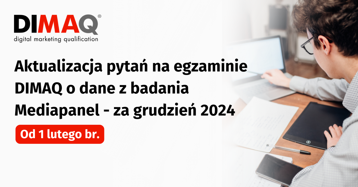 Aktualizacja pytań na egzaminie DIMAQ