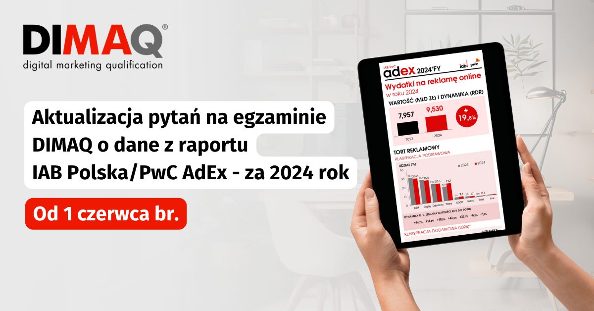 Aktualizacja pytań na egzaminie DIMAQ