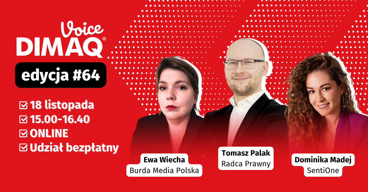 DV_64 Prelegenci DIMAQ Voice - bezpłatnego webinaru dla marketerów