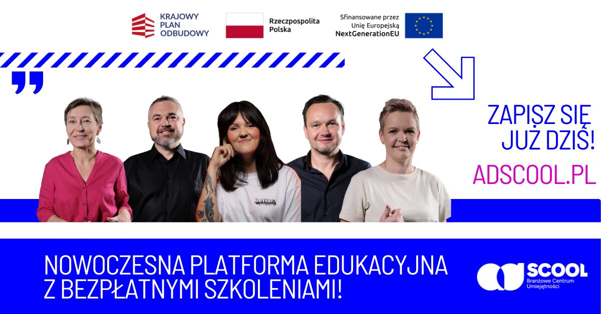 Trenerzy DIMAQ w AdScool – ruszyło Branżowe Centrum Umiejętności w dziedzinie reklamy realizowane m.in. przez IAB Polska