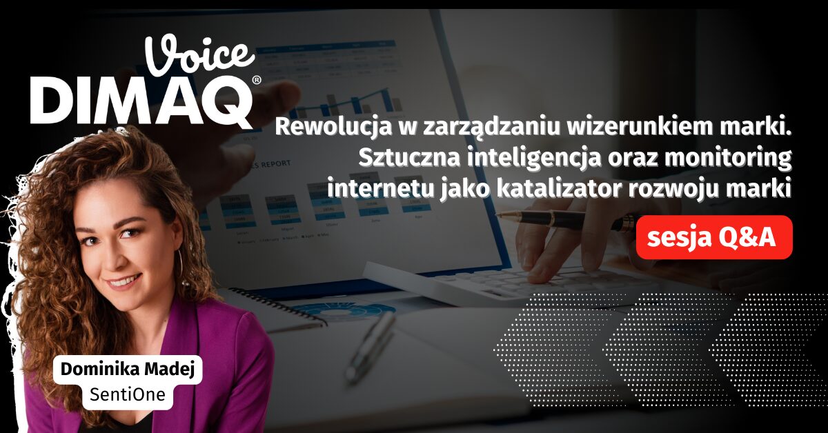 Sesja Q&A z Dominiką Madej – prelegentką DIMAQ Voice
