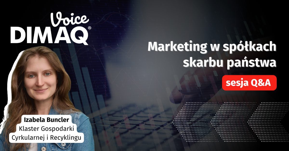 Sesja Q&A z Izabelą Buncler – prelegentką DIMAQ Voice