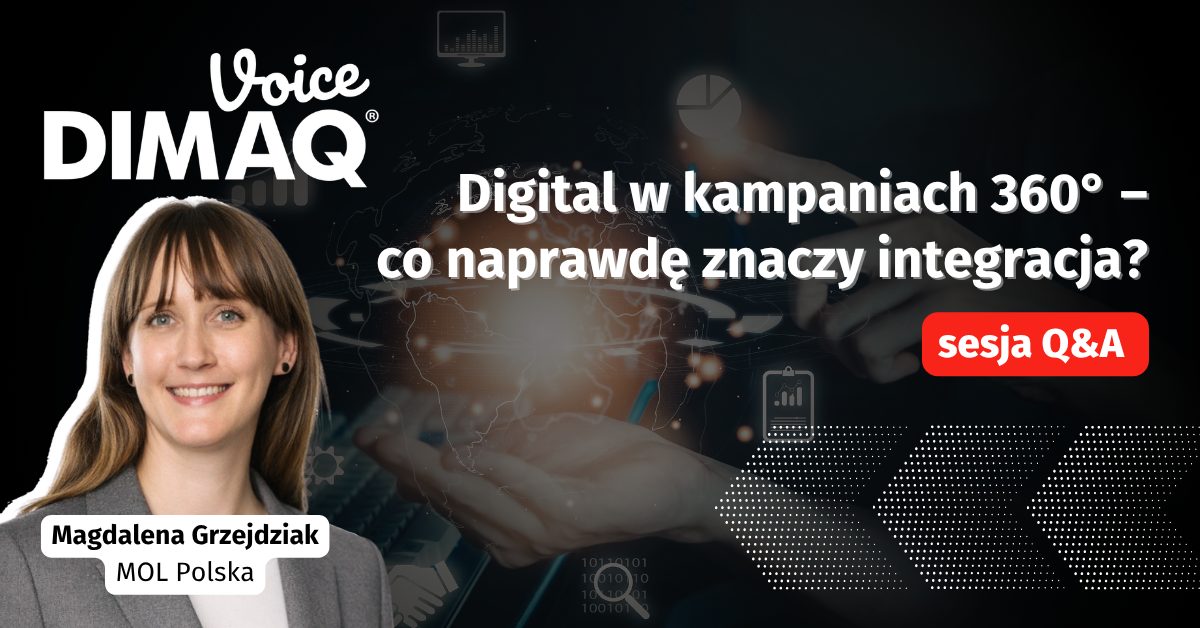 Sesja Q&A z Magdaleną Grzejdziak – prelegentką DIMAQ Voice