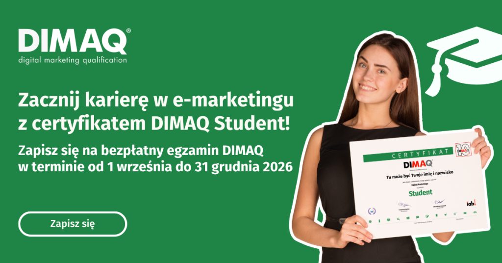 DIMAQ Student za 0 zł! Ruszyła II tura bezpłatnych egzaminów w 2026 roku